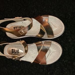 Sandal Brand Blue Silver size 3 kids